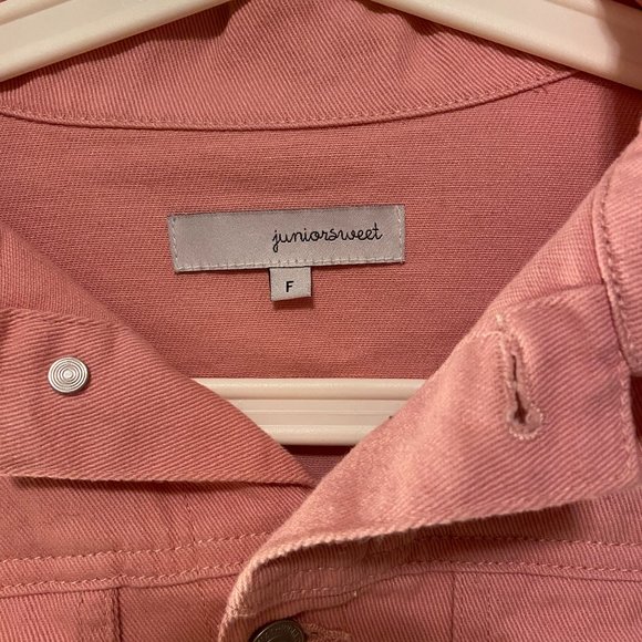 WEGO Pink "jeans" Jacket - Picture 2 of 5